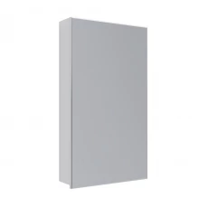 Шкаф зеркальный Lemark UNIVERSAL 45х80 см 1 дверный, петли слева, цвет корпуса: Белый глянец