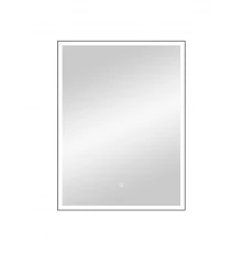 Зеркало Frame Black LED 600х800