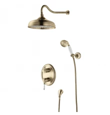 Villa Смеситель для душа, излив 32мм встраивамемый, р/ОД, бронза, LM, LM4829С