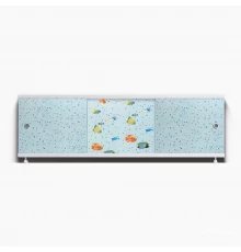 ОПТИМА_Decor Экран для ванны 150 см,ПВХ с офсетной печатью,(тропический бриз-001), ALAVANN