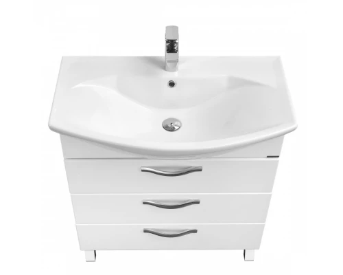 Тумба АРИЯ 80 Н, бел. (под раковину СМАЙЛ 80)