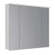 Шкаф зеркальный Lemark ZENON 90х80 см 3-х дверный, с козырьком-подсветкой, с розеткой, цвет корпуса: