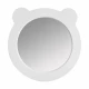 Зеркало КАСПЕР МИШКА , круглое, белый матовый
