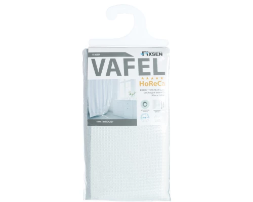 Шторка для ванной Fixsen Vafel, серая FX-5020K