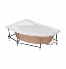 Монтажный комплект для ванны ЭДЕРА 170х110 см. (рама, слив-перелив с сифоном, крепеж к стене, крепеж