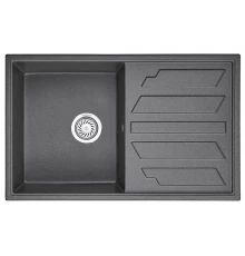 Кухонная мойка GRANULA (8002, ГРАФИТ)