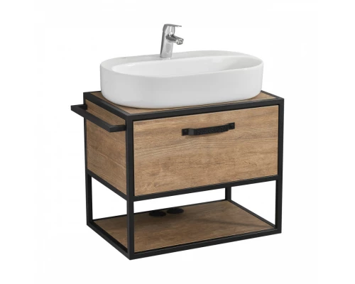 Тумба ЛОФТ ФАБРИК 65, дуб кантри (под раковину ФАБИА 65, ОДРИ Round 62, Одри Soft 42)