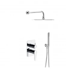 Встраиваемая душевая система с тропическим душем и душевым комплектом YPSILON PLUS K6415021 