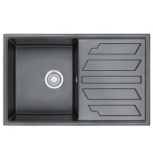 Кухонная мойка GRANULA (8002, ШВАРЦ)
