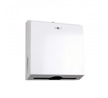  Диспенсер для бумажных полотенец Nofer из  стали белый 