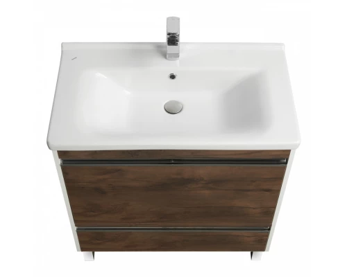 Тумба КАПРИ 80, таксония темная (под раковину МИРАНДА 80)