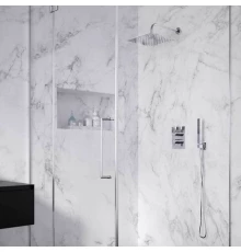 Встраиваемая термостатическая душевая система с тропическим душем и душевым комплектом BLAUTHERM 948