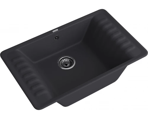 GranFest QUARZ (GF-ZW71) Мойка для кухни 760*480мм (черный)