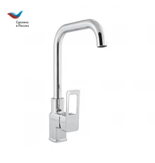 КОТТЕДЖ Смеситель для мойки с высоким Г-образным изливом, СЛАВЕН, Н22