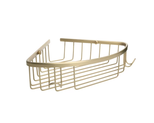 Полка угловая одноэтажная FIXSEN HOTEL золото-сатин (FX-31051-1G)