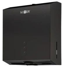  Диспенсер для бумажных полотенец Nofer из  стали черный 