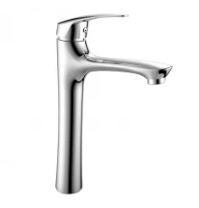 Linara Смеситель для раковины, выс.монолит.излив222мм, р/ОД, хром, LM, LM0409C