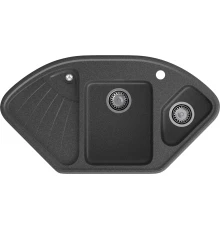 GRANFEST Мойка композит CORNER  GF-C--1040E угловая 1039*560мм  графит арт.GF-