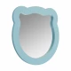 Зеркало КАСПЕР МИШКА, фигурное, голубой матовый