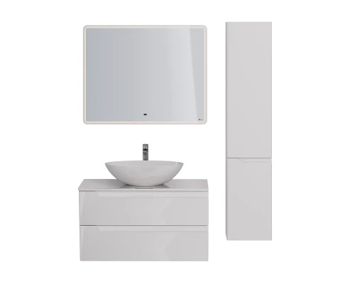 Зеркало Lemark ELEMENT 90х80 см с подсветкой, с подогревом