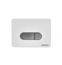 Кнопка  для инсталляции NOVUM D7, хром глянец/белая, BERGES