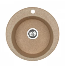 Мойка кухонная ШЕЛЛИ 50, круглая, песочный