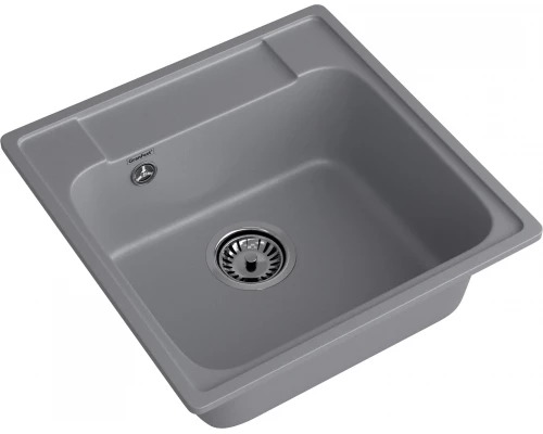 GranFest QUARZ (GF-Z48) Мойка для кухни 480*480мм (темно-серый)