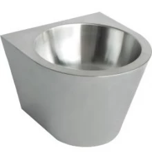 Раковина из нержавеющей стали настенная  круглая  270х360х300 мм, 13036.C.S, шт