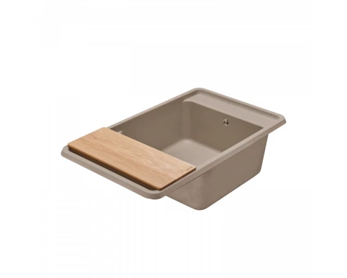 Мойка для кухни  Беллис 87 870x510x250 мм, прямоуг., серый шелк