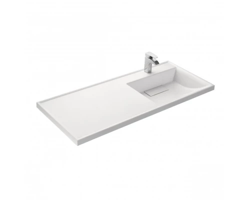 Раковина ЛОНДРИ 120, правая, белая