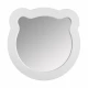 Зеркало КАСПЕР МИШКА, фигурное, белый матовый