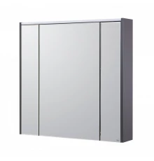 RONDA Зеркальный шкаф 80, белый глянец/серый матовый, ROCA