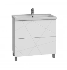 Тумба под раковину VIGO Geometry 80 напольная белый (025)