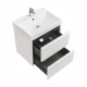 ONA Модуль для раковины 600 мм, 585x450x565 мм, с 2 ящиками, бел. матовый, ROCA