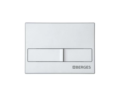 Кнопка  для инсталляции NOVUM L2, хром матовый, BERGES