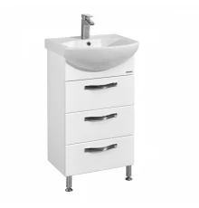 Тумба АРИЯ 50 Н, белая (под раковину СМАЙЛ 50)
