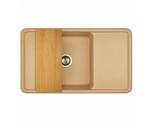 Мойка для кухни  Беллис 87 870x510x250 мм, прямоуг., латте