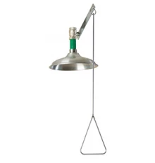 Аварийный душ для установки на потолок из нерж. стали с рычагом SC820SS, шт