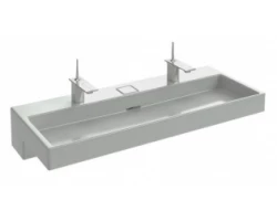 [192616] Раковина двойная подвесная Jacob Delafon Vox EXAA112-00, 140 х 46 см +110380 ₽