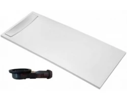 [300313] Поддон Jacob Delafon Flight Neus, 140 x 100 см, белый, E66553-00 + слив, диаметр 90 мм, E9A1364-CP +52050 ₽