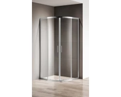 [304710] Душевой уголок Cezares Momento-R-2-100-C-Cr 100 x 100 x 195 см без поддона, стекло прозрачное +30540 ₽