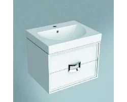 [305146] Тумба под раковину Kerama Marazzi Canaletto, 60 см, подвесная, белая матовая, CN.60.M +30340 ₽