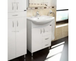 [320730] Тумба под раковину СаНта Сити 60 201076, цвет белый +6850 ₽