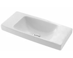 [343262] Раковина Jacob Delafon Odeon Up E4701-00, 50 х 22 см, с двумя размеченными отверстиями, без перелива +6250 ₽