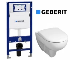 [347820] Инсталляция Geberit 111.300.00.5, с безободковым унитазом Geberit Renova 203050000, сиденье микролифт, комплект Santehn +34748 ₽
