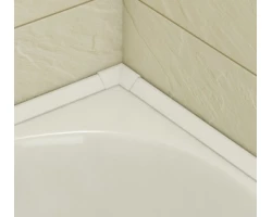 [351990] Бордюр для ванн 195 см, полимер, ширина 2.5 см, белый +2450 ₽
