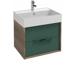 [441379] Тумба под раковину Jacob Delafon Vivienne 60 см, корпус дуб табак, фасад лак эвкалипт сатин, без ручек, EB1583-E52-S49 +60740 ₽