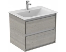 [461079] Тумба под раковину Ideal Standard Connect Air 60 см, подвесная, светло-серое дерево, белый матовый, E0818PS +100124 ₽