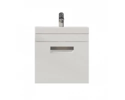 [465015] Тумба под раковину Velvex Estea 50 см подвесная, 1 ящик, белый матовый, tpEST.50.1Y.231 +8823 ₽