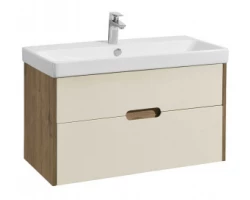 [473491] Тумба под раковину Акватон Оливия 90 см, бежевый, дуб велл, 1A254401OLVG0 +16710 ₽